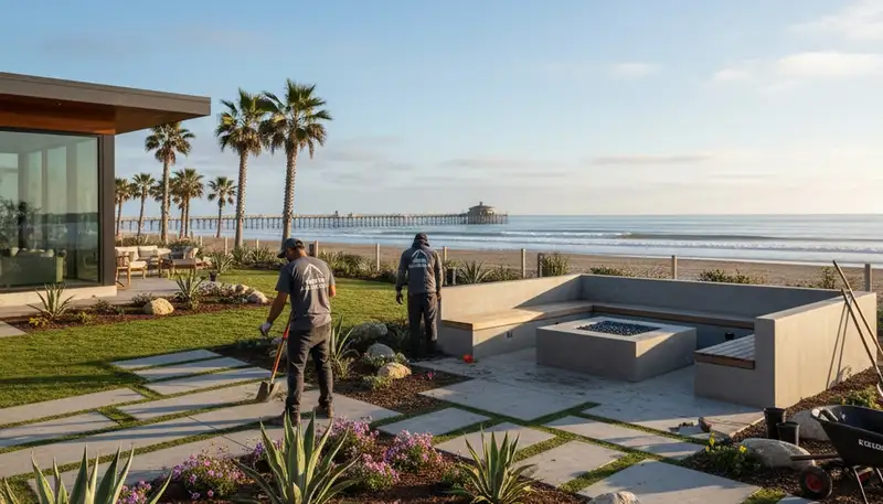 San Diego, CA landscaping contractor providing professional landscape design and installation services