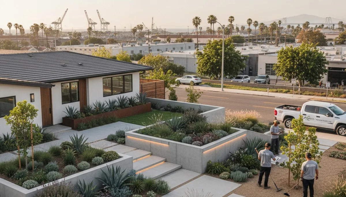 San Diego, CA landscaping contractor providing professional landscape design and maintenance services