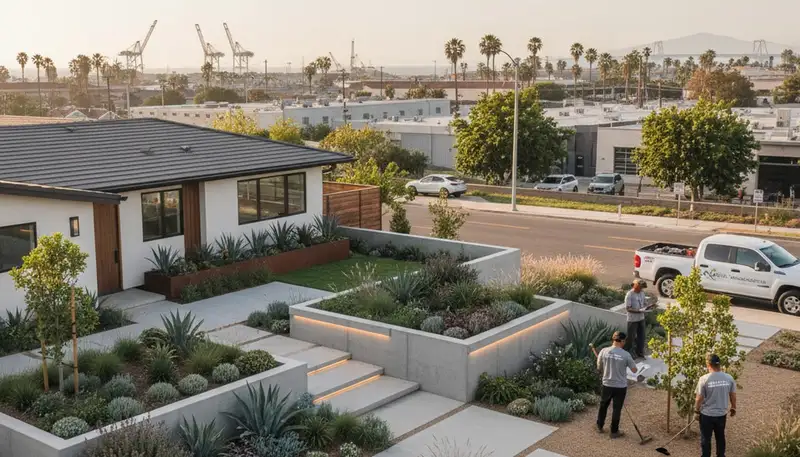 San Diego, CA landscaping contractor providing professional landscape design and maintenance services
