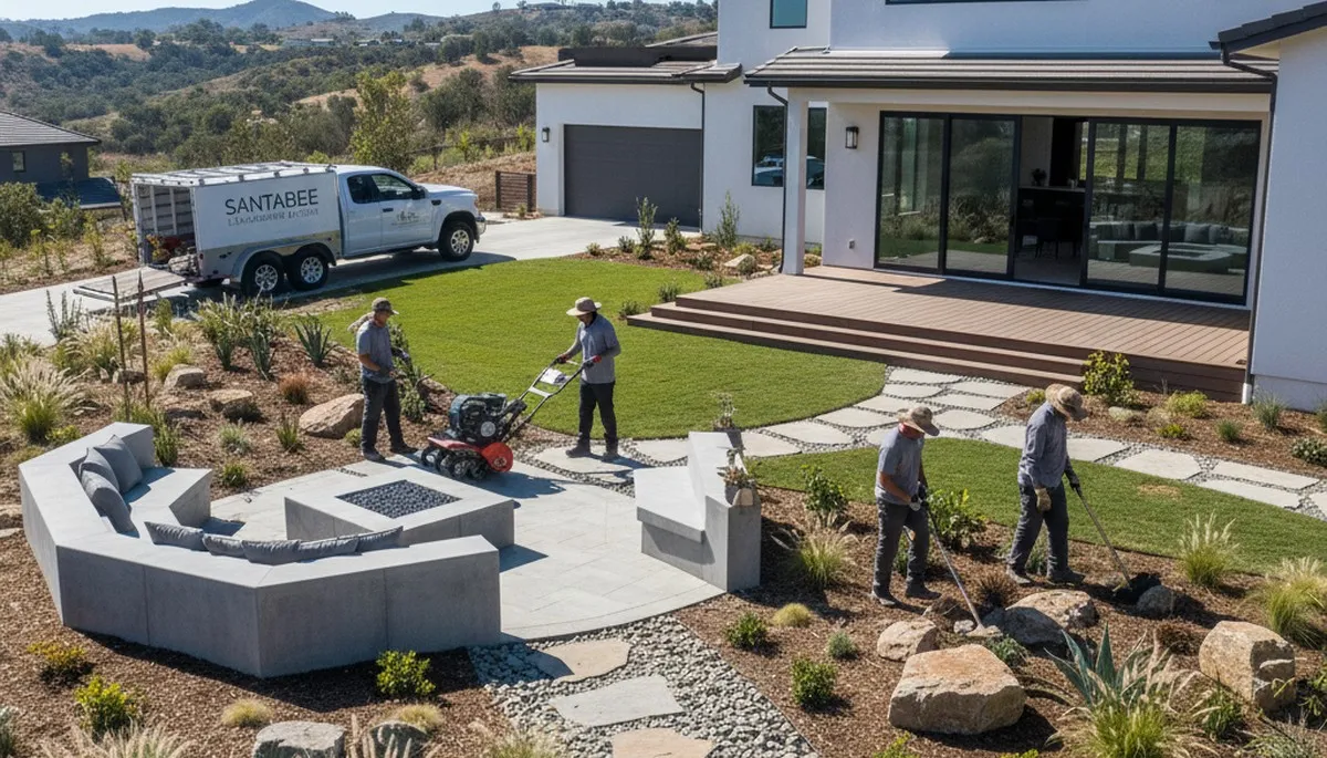 San Diego, CA landscaping contractor providing professional landscape design and maintenance services